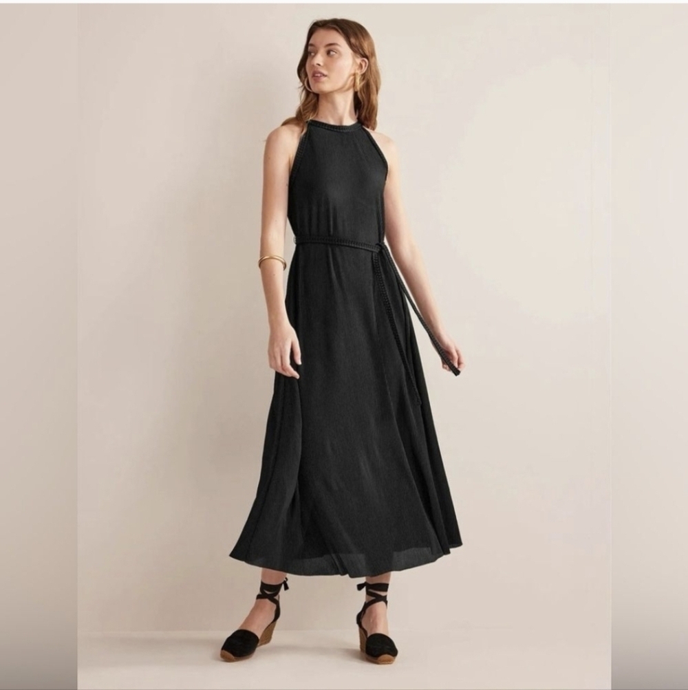 Boden Jersey Plisse Maxi Dress - Picture 1 of 15